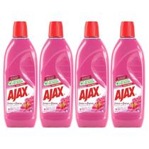 Kit 4 Limpador Diluível Ajax Festa Das Flores Bouquet De Flores 1 Litro Kit 4 Limpador Diluível Ajax Festa Das Flores Bouquet De Flores 1 Litro