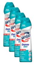 kit 4 Limpador Saponáceo Cremoso Com Cloro Sapólio 450ml kit 4 Limpador Saponáceo Cremoso Com Cloro Sapólio 450ml