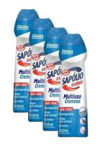 kit 4 Limpador Saponáceo Cremoso Sapólio Clássico 450ml kit 4 Limpador Saponáceo Cremoso Sapólio Clássico 450ml