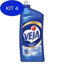 Kit 4 Limpador Veja Uso Direto 900Ml