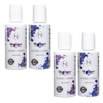 Kit 4 Líquido Acrílico Majestic Nails 2 Velocidades 60ml