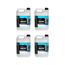 Kit 4 Liquido Fluído P/ Máquina De Neve Snow 5 Litros Nevoa