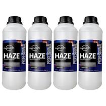 Kit 4 Liquidos Haze A Base De Água 1 Litro Nevoa Para Máquinas Haze + Nota Fiscal