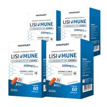 Kit 4 Lisimune Lisina Vitamina C Zinco Maxinutri 60 Capsulas Kit 4 Lisimune Lisina Vitamina C Zinco Maxinutri 60 Capsulas