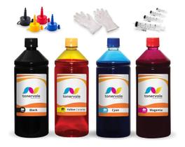 Kit 4 Litros De Tinta Compatível Para HP Smart Tank 724 581 674 GT53 GT52 Kit 4 Litros De Tinta Compatível Para HP Smart Tank 724 581 674 GT53 GT52