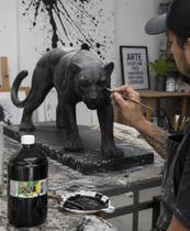 Kit 4 Litros Preto Tinta Pva Fosca True Color Gesso Cortiça Mdf Kit 4 Litros Preto Tinta Pva Fosca True Color Gesso Cortiça Mdf