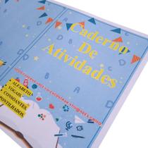 Kit 4 Livrinhos de Atividade Infantil - Ortografia e Matemática Básica 3 a 9 anos