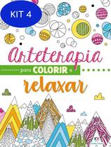 Kit 4 Livro Arteterapia Para Colorir E Relaxar - Ciranda Cultural