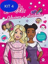 Kit 4 Livro Barbie - Adesivos E Atividades