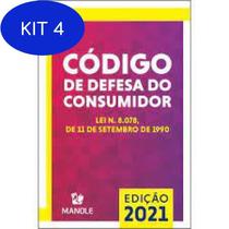 Kit 4 Livro Código De Defesa Do Consumidor 11 Ed