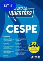 Kit 4 Livro de Questões Comentadas Cespe 2019