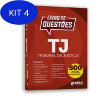 Kit 4 Livro de Questões TJ Tribunal de Justiça 2019