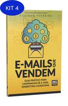 Kit 4 Livro E-Mails Que Vendem: Guia Prático Para - DVS EDITORA