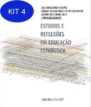 Kit 4 Livro Estudos E Reflexoes Em Educacao Estatistica - MERCADO DE LETRAS