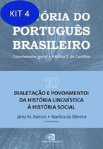 Kit 4 Livro História Do Português Brasileiro - Vol.10: - Contexto - Tec