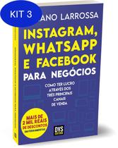 Kit 4 Livro Instagram, Whatsapp E Facebook Para Negócios - DVS EDITORA