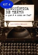 Kit 4 Livro Linguística De Texto: O Que É E Como Se Faz