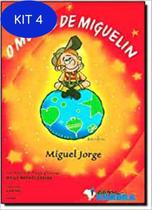 Kit 4 Livro Mundo De Miguelin, O - Harbra - Literarios