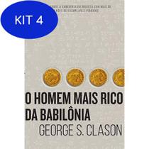 Kit 4 Livro O Homem Mais Rico Da Babilônia - Casa Dos Livros