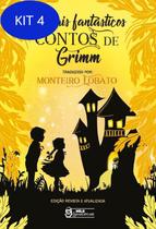 Kit 4 Livro Os Mais Fantásticos Contos De Grimm - Milk Shakespeare ( Faro )