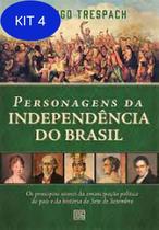 Kit 4 Livro Personagens Da Independencia Do Brasil