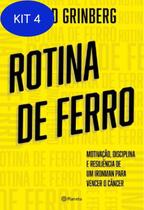 Kit 4 Livro Rotina De Ferro