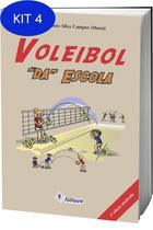 Kit 4 Livro Voleibol Da Escola