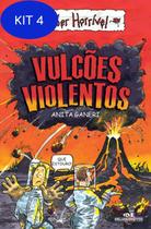 Kit 4 Livro Vulcões Violentos - Melhoramentos