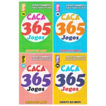 Kit 4 Livros 365 Caça Palavras, Maio 2024, Set 6, Livro 21, 22, 23 E 24: 1.460 Jogos Com Letra Normal - Castelo Editora