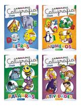 Kit 4 Livros Aprendendo Caligrafia - Ensino Fundamental - bicho esperto