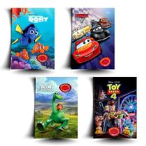 Kit 4 Livros Bilíngues: Procurando Dory + O Bom Dinossauro + Toy Story 4 + Carros 3 Kit 4 Livros Bilíngues: Procurando Dory + O Bom Dinossauro + Toy Story 4 + Carros 3
