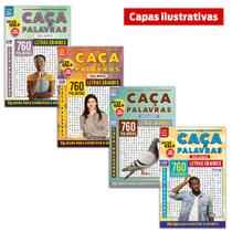 Kit 4 Livros Caça-Palavras - 400 págs. - Fácil/ Médio Kit 4 Livros Caça-Palavras - 400 págs. - Fácil/ Médio