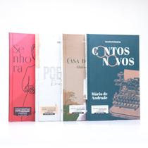 Kit 4 Livros Capa Dura Para Vestibular / Literatura Brasileira / Econômico Kit 4 Livros Capa Dura Para Vestibular / Literatura Brasileira / Econômico