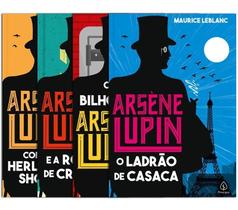 Kit 4 Livros Clássicos Arsène Lupin Maurice Leblanc Netflix