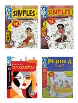 Kit 4 Livros Coquetel Nível Fácil Sem Repetição mais de 350 páginas