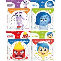 Kit 4 Livros de Banho Com Esponja Disney Baby Coleção Sentimentos Felicidade Tristeza Raiva e Medo Kit 4 Livros de Banho Com Esponja Disney Baby Coleção Sentimentos Felicidade Tristeza Raiva e Medo