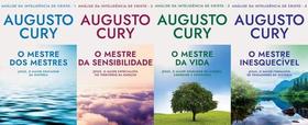 Kit 4 Livros De Cristo Augusto Cury O Mestre Dos Mestres