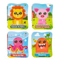 Kit 4 livros de Historias infantis Cartonado Olhinhos Curiosos Kit 4 livros de Historias infantis Cartonado Olhinhos Curiosos