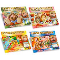 Kit 4 Livros Evangelho + Livro dos Espíritos para Infância e Juventude - Vol.1 e 2