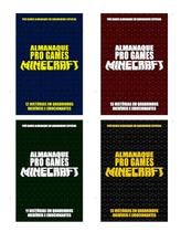 Kit 4 Livros Exclusivos Almanaque em Quadrinhos Minecraft