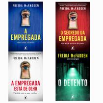 Kit 4 Livros físicos: A Empregada + O Segredo Da Empregada + A Empregada está de olho + O detento, Freida Mcfadden - Arqueiro