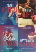 Kit 4 livros leisa rayven meu romeu + minha julieta + coração perverso + historias de meu romeu