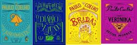 Kit 4 livros paulo coelho alquimista + diario de um mago + brida + veronica