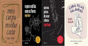 Kit 4 Livros Rupi Kaur Cura Pelas Palavras