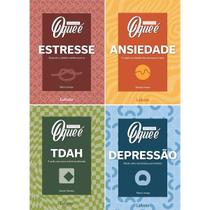 Kit 4 Livros Saúde Mental Ansiedade TDAH Depressão Estresse Coleção O Que É Editora Lafonte