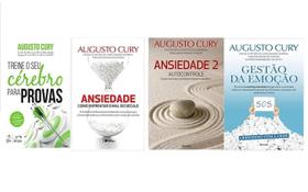 Kit 4 Livros Treine O Seu Cérebro+ Ansiedade I/Ii + Gestão Kit 4 Livros Treine O Seu Cérebro+ Ansiedade I/Ii + Gestão