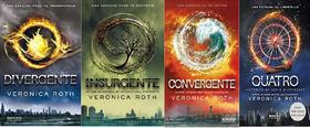 Kit 4 livros veronica roth divergente convergente insurgente quatro Kit 4 livros veronica roth divergente convergente insurgente quatro