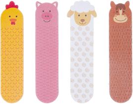 Kit 4 Lixas de Unha Buba Fazendinha