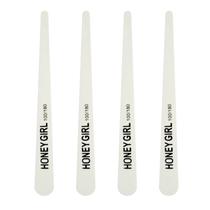 Kit 4 Lixas Oval Stileto Unhas Gel 100/180 - Honey Girl