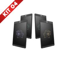 Kit 4 Lousa Tablet Infantil Mágica deTela Lcd Escreve e Desenha Menina e Menino Brinquedo 10 Polegadas Kit 4 Lousa Tablet Infantil Mágica deTela Lcd Escreve e Desenha Menina e Menino Brinquedo 10 Polegadas